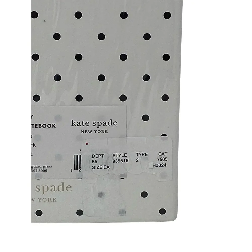 Kate Spade Sparks of Joy Letter G Polka‎ Dot Notebook Stationery